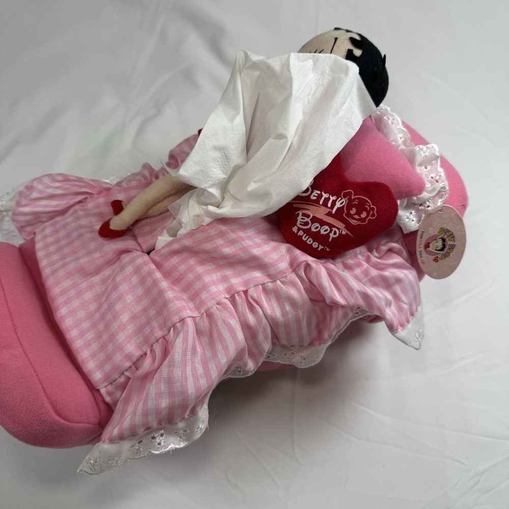 Betty Boop bed-shaped tissue box case brand new unused Tagged - Picture 7 of 9